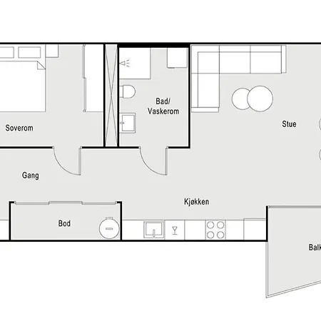 Modern Near Fana Stadium With Parking * Bergen